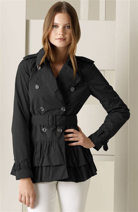 burberry ruffle trench coat|burberry trench coats outlet store.